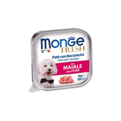 Monge מונג' פרש לכלב נתחי חזיר