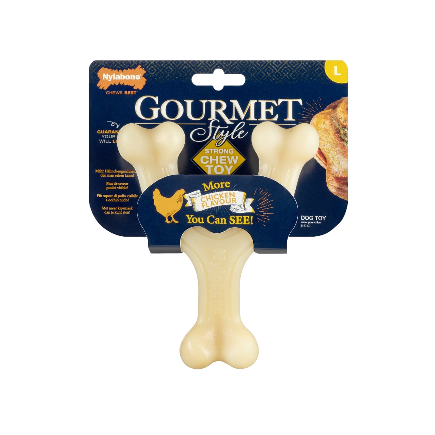 Nylabone ניילבון גורמא עצם הבריח טעם עוף