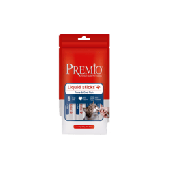 PREMIO פרמיו חטיף שלוק בטעם טונה ודג קוד