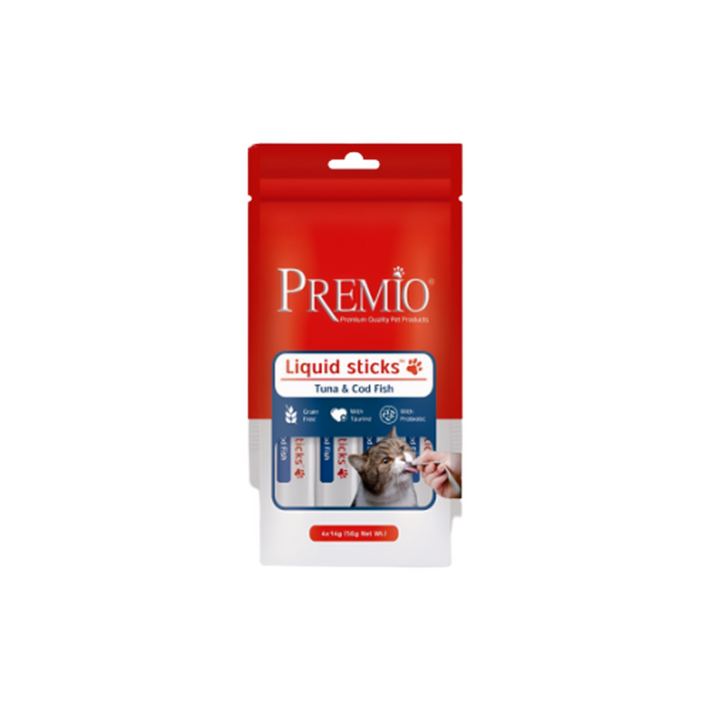 PREMIO פרמיו חטיף שלוק בטעם טונה ודג קוד