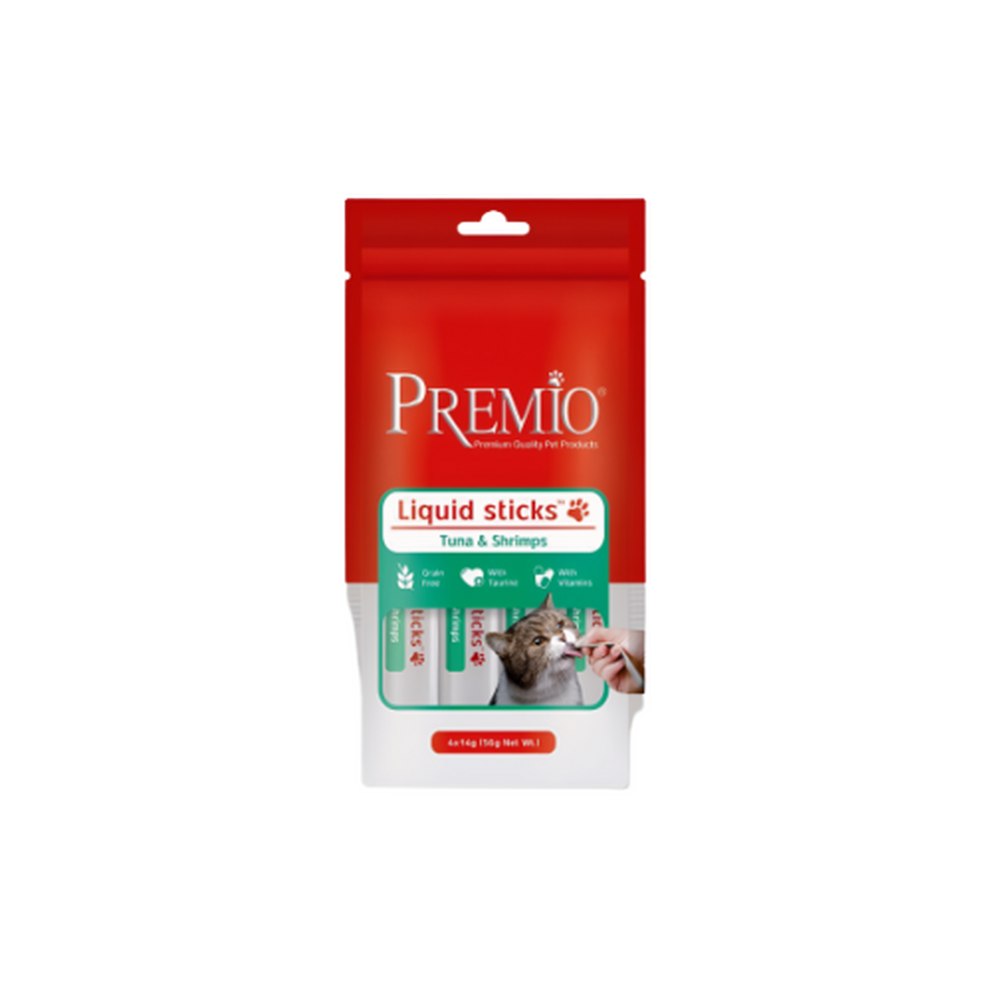 PREMIO פרמיו חטיף שלוק בטעם טונה ושרימפס