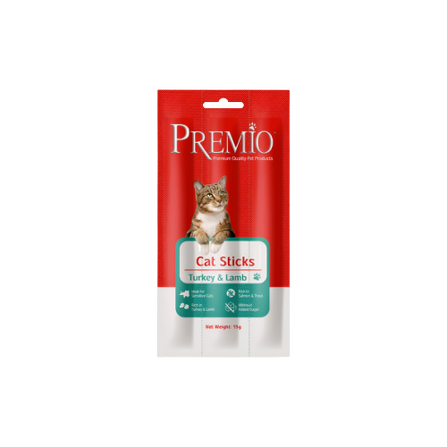 Premio פרמיו סטיקים בטעם הודו וכבש