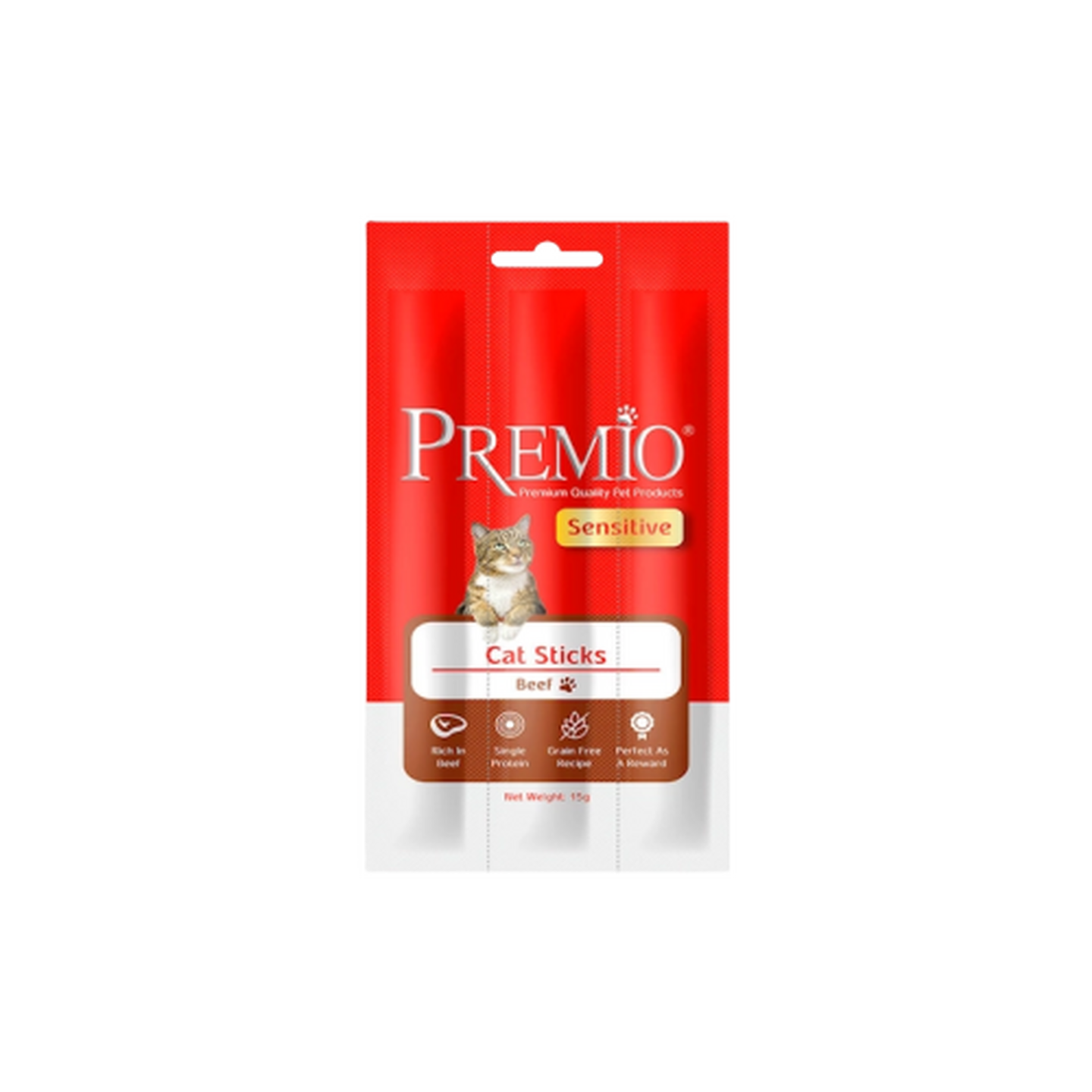 Premio פרמיו סטיקים סנסטיב בקר