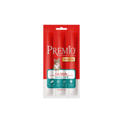 Premio פרמיו סטיקים סנסטיב סלמון וקוד