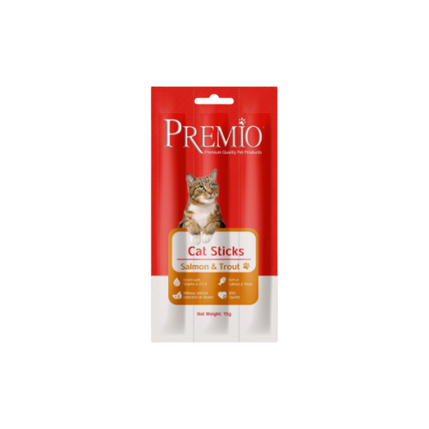 Premio פרמיו סטיקים סלמון ופורל