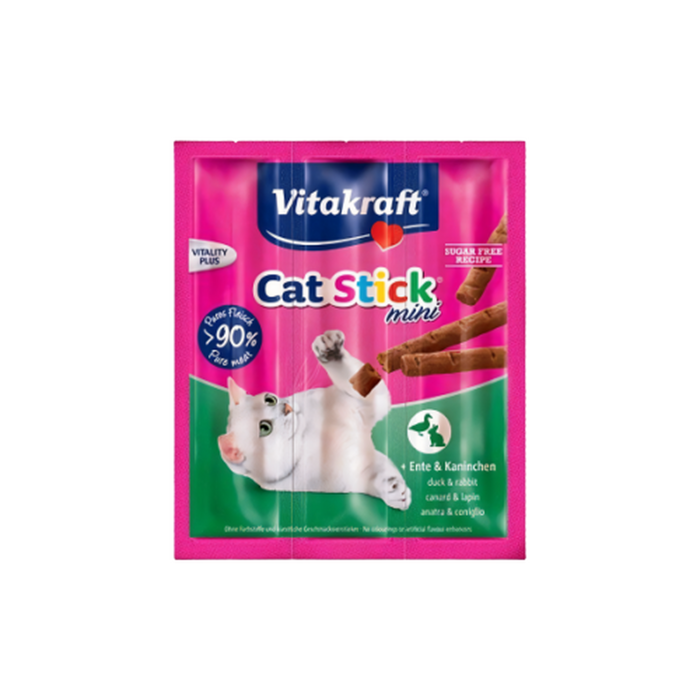 VitaKraft ויטהקראפט סטיקים ארנבת וברווז לחתולים
