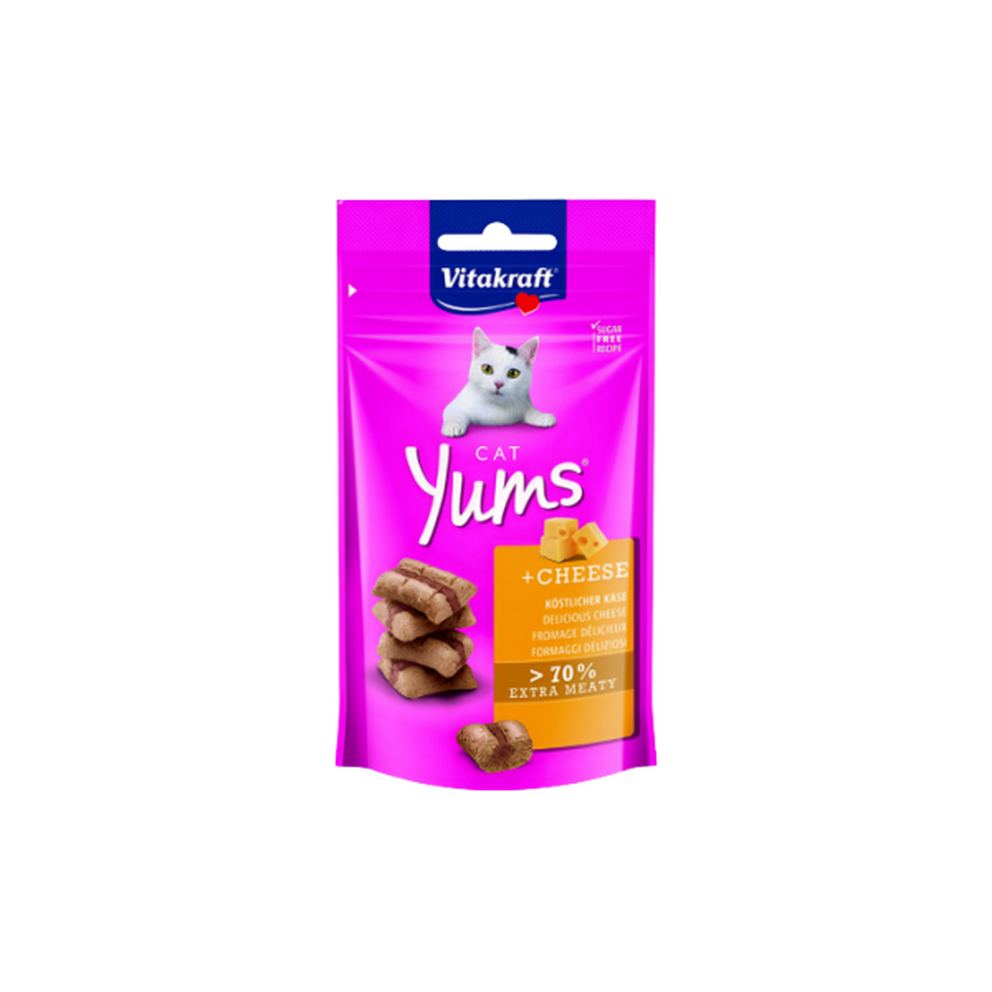 VitaKraft ויטהקראפט Cat Yums חטיף גבינה לחתולים