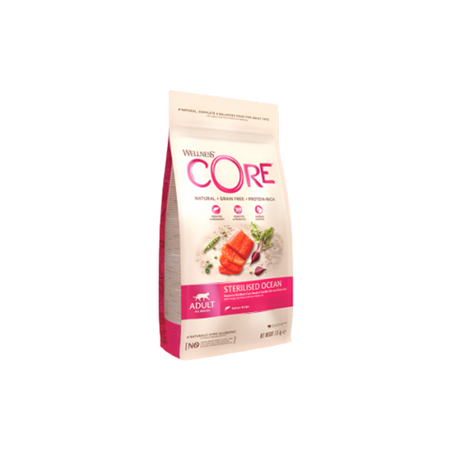 Wellness Core וולנס-קור חתולים בוגרים סלמון
