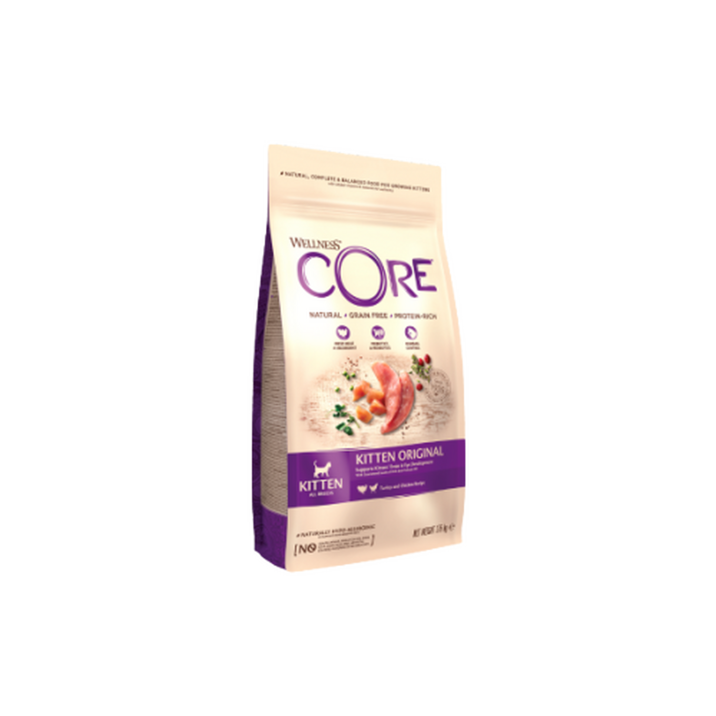 Wellness Core וולנס-קור חתולים גורים עוף והודו