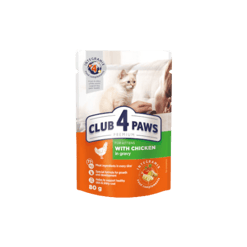 Club4Paws קלאב פור פאוץ' עוף לקיטן