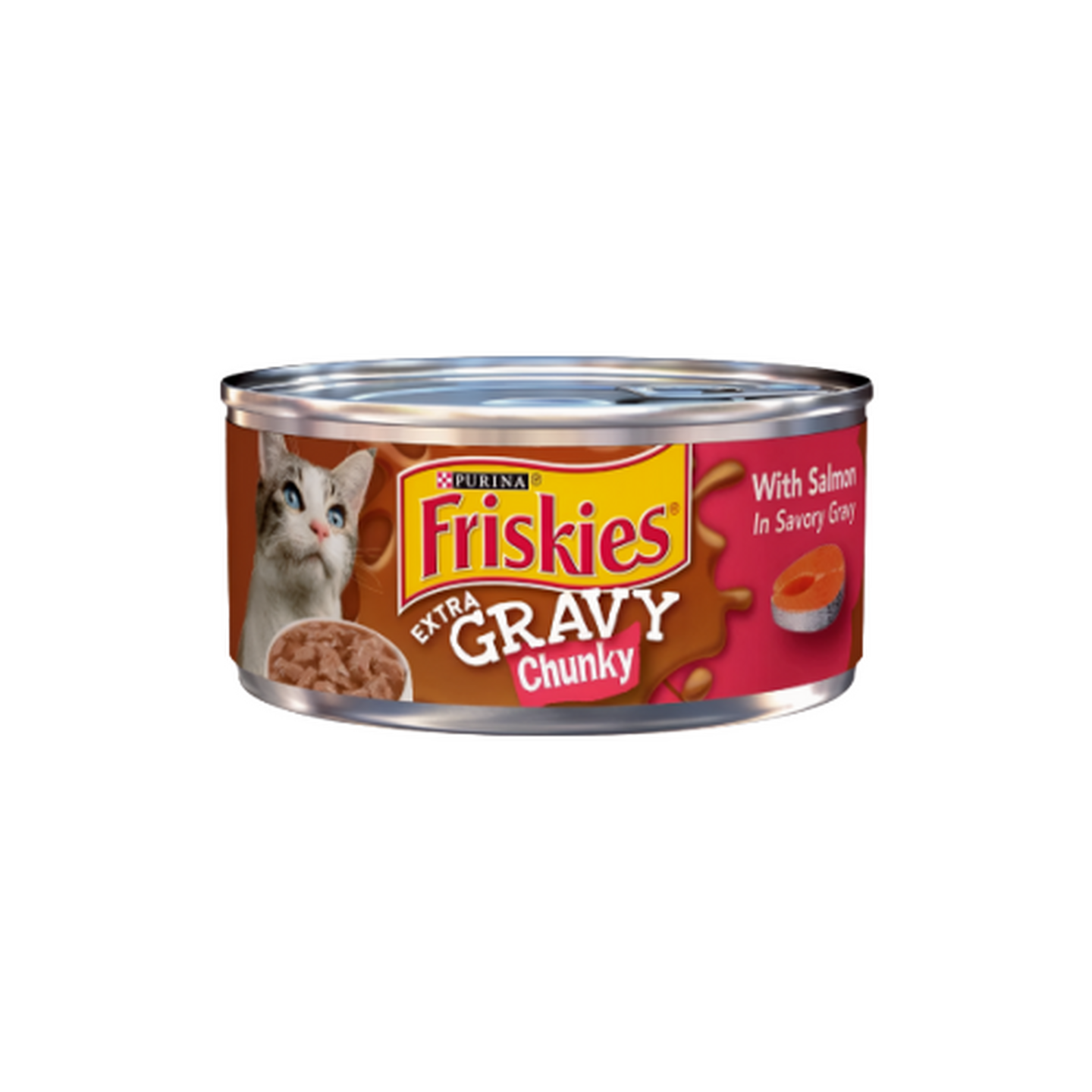 Friskies פריסקיז שימור אקסטרא רוטב צ'אנקי נתחי סלמון