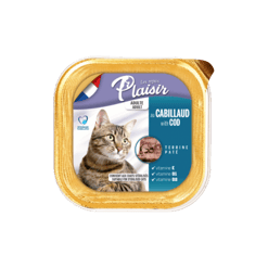 Plaisir פלאזיר מעדן בטעם דג קוד למסורסים