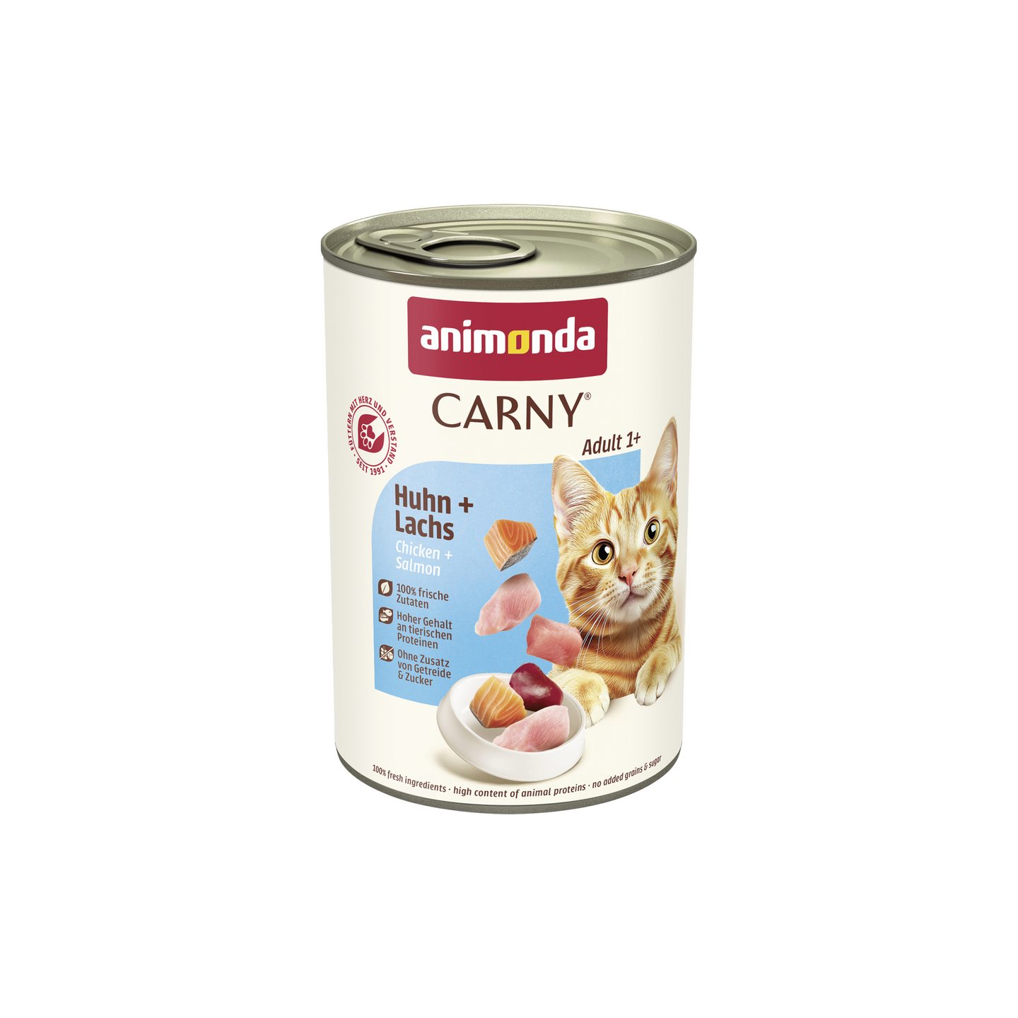 Animonda אנימונדה שימורים לחתול קרני עוף וסלמון