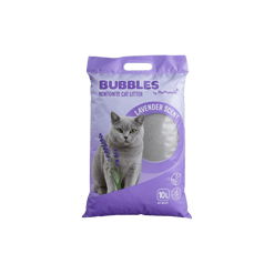 Bubbles באבלס חול מתגבש לחתול בריח לוונדר
