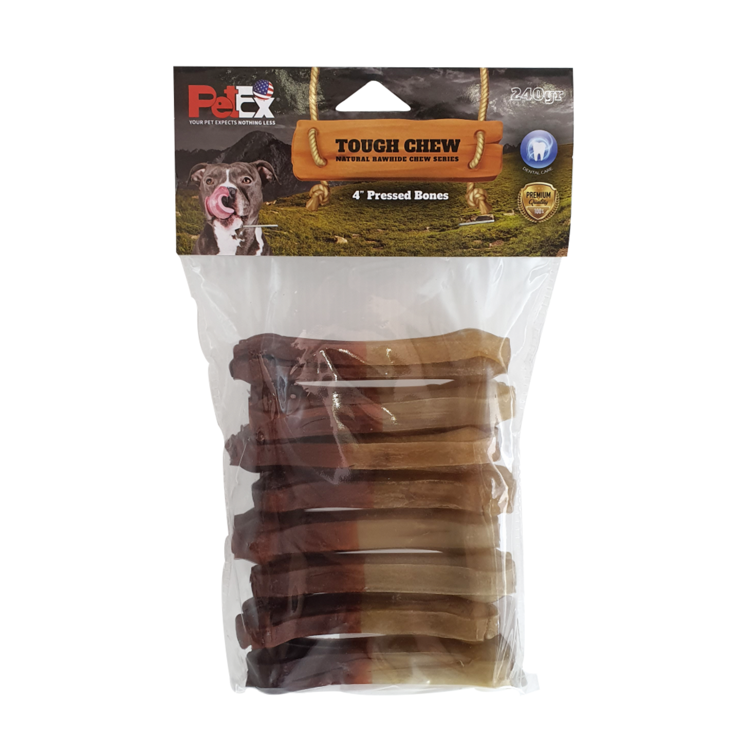 Petex פטקס עצמות דחוסות בטעם קפה וטבעי 8 יח'