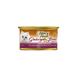 Fancy Feast פנסי פיסט גרייבי לאברס סלמון וסול ברוטב עשיר