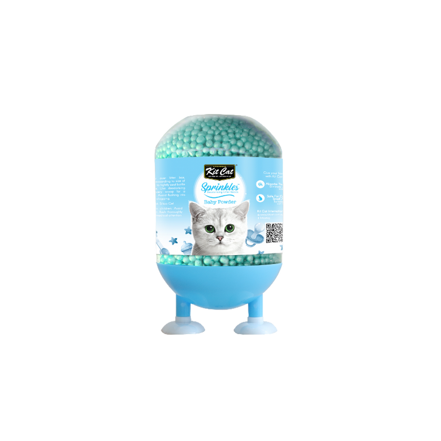Kit Cat קיט קט ספרינקלס דאודורנט לחול בריח אבקת תינוק