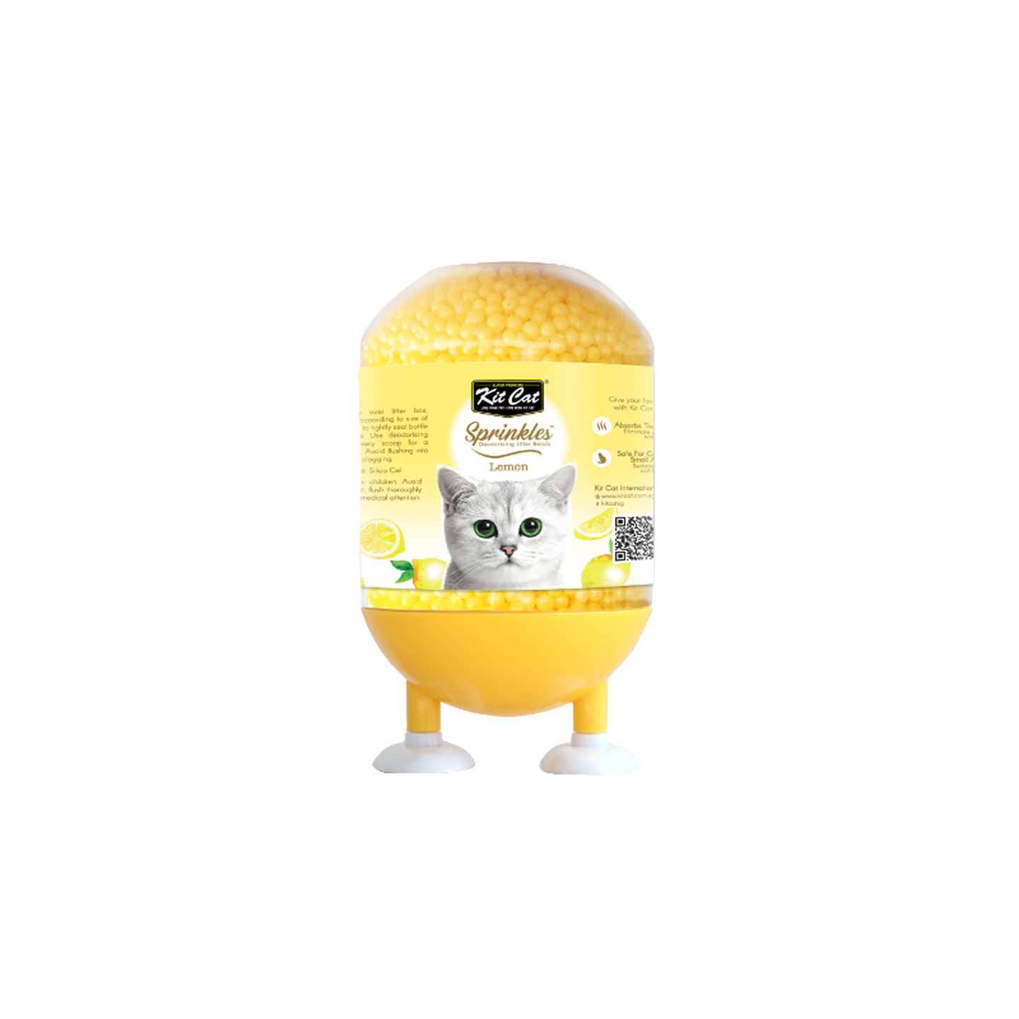 Kit Cat קיט קט ספרינקלס דאודורנט לחול בריח לימון