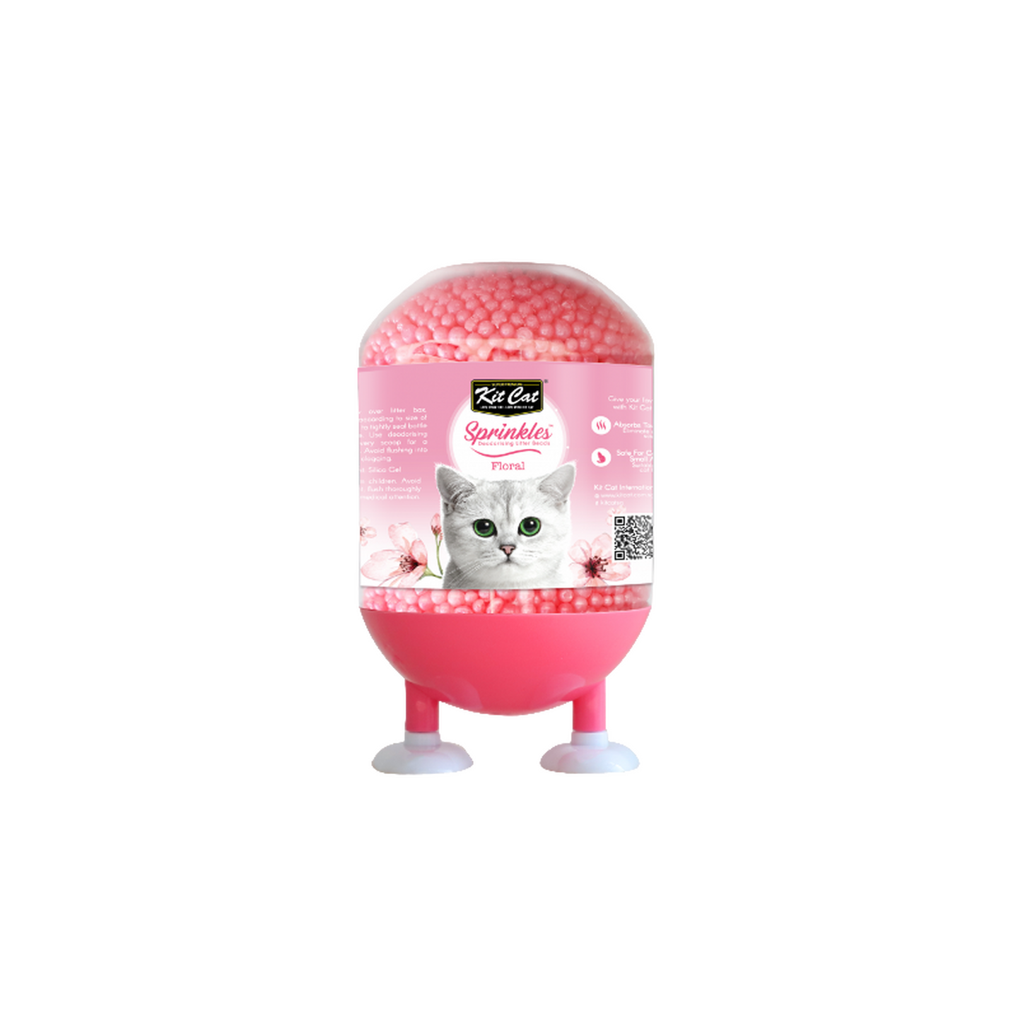 Kit Cat קיט קט ספרינקלס דאודורנט לחול בריח פרחים