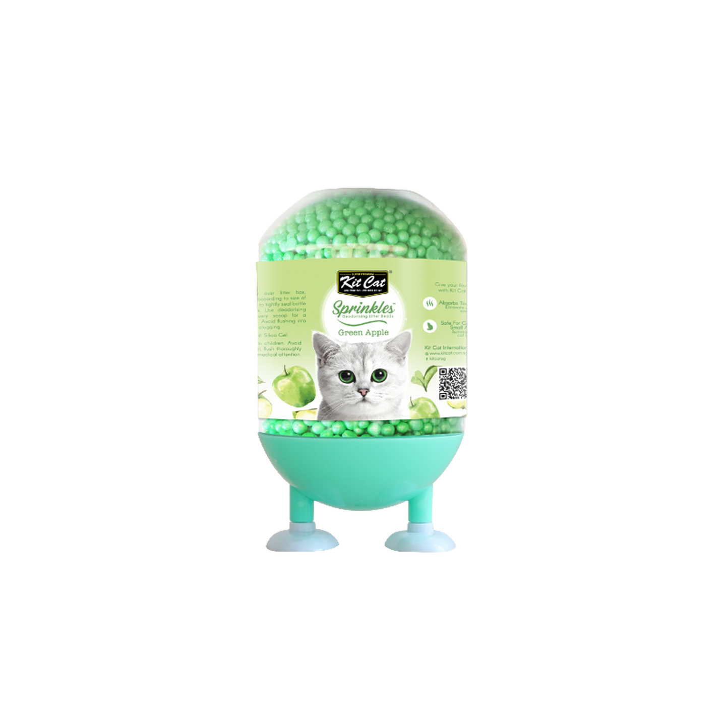 Kit Cat קיט קט ספרינקלס דאודורנט לחול בריח תפוח
