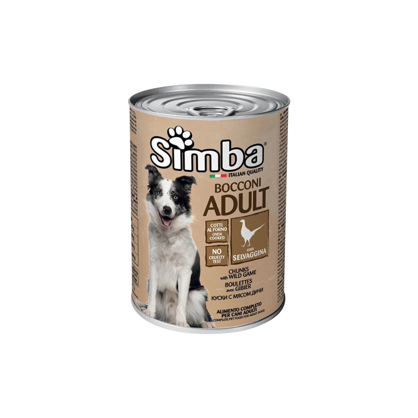 Simba סימבה שימור לכלב בטעם בשר צייד