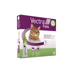 Vectra Felis ווקטרה פליס טיפות נגד פרעושים לחתול 3 אמפולות