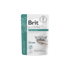 Brit בריט רפואי פאוץ לחתול מסורס