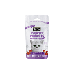 KIT CAT קיט קט כריות עוף לחתול סנסיטיב קייר