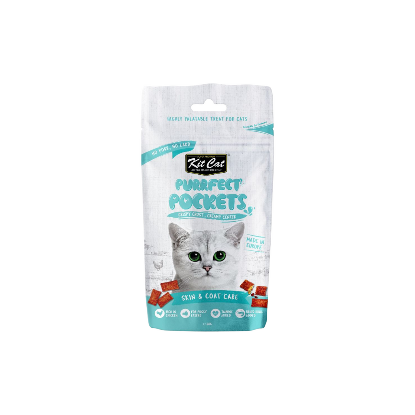 KIT CAT קיט קט כריות עוף לעור ופרווה