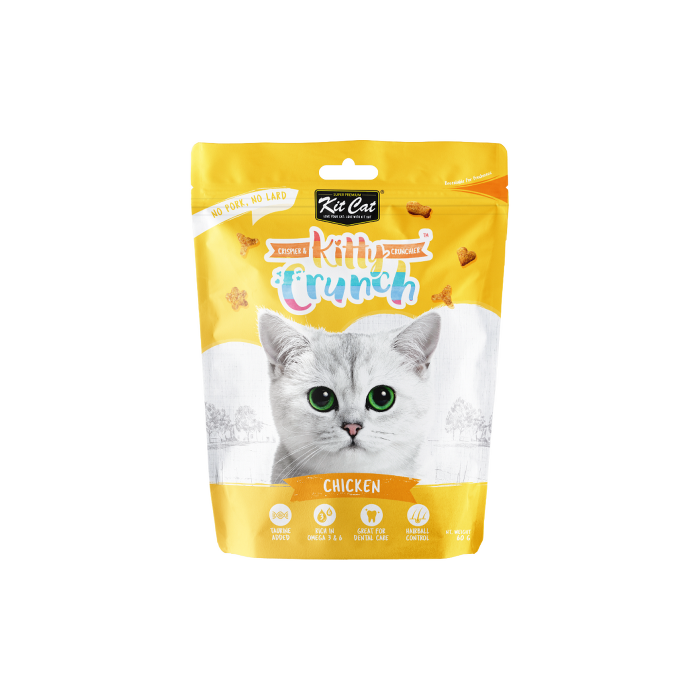 Kit Cat קיט קט קיטי קראנץ' חטיף עוף