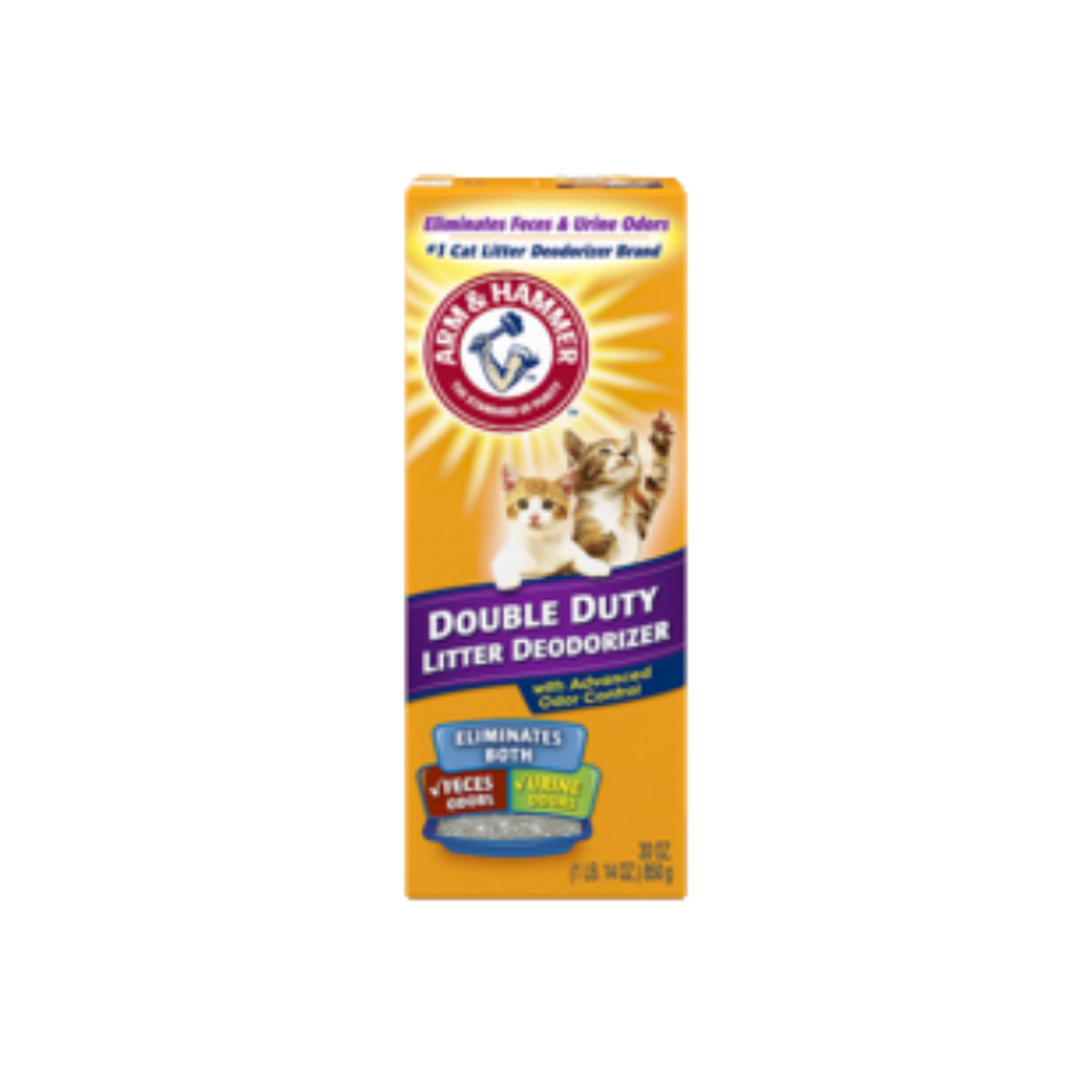 ARM & HAMMER ארמ אנד האמר מנטרל ריחות לארגז חול Double Duty חזק במיוחד