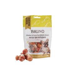 BRUNO ברונו חטיף משקולות עוף וברווז לכלב