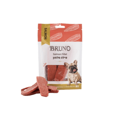 BRUNO ברונו חטיף פילה סלמון לכלב
