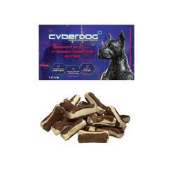 CYBERDOG סייבר דוג חטיף מיני עצמות סנדוויץ' בציפוי בקר