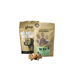 Henry's הנריס חטיף טבעי לכלב נגיסי עוף בציפוי ביצה