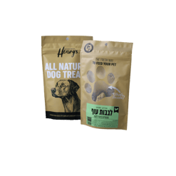Henry's הנריס חטיף טבעי לכלב לבבות עוף בציפוי דלעת
