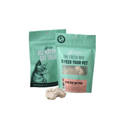 Henry's הנריס חטיף טבעי מיובש לחתול עוגיות עוף וחלב עיזים