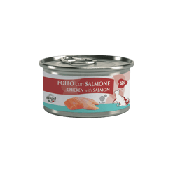 Chef שף מעדן עוף וסלמון שימורים לחתול Chef שף מעדן עוף וסלמון שימורים לחתול