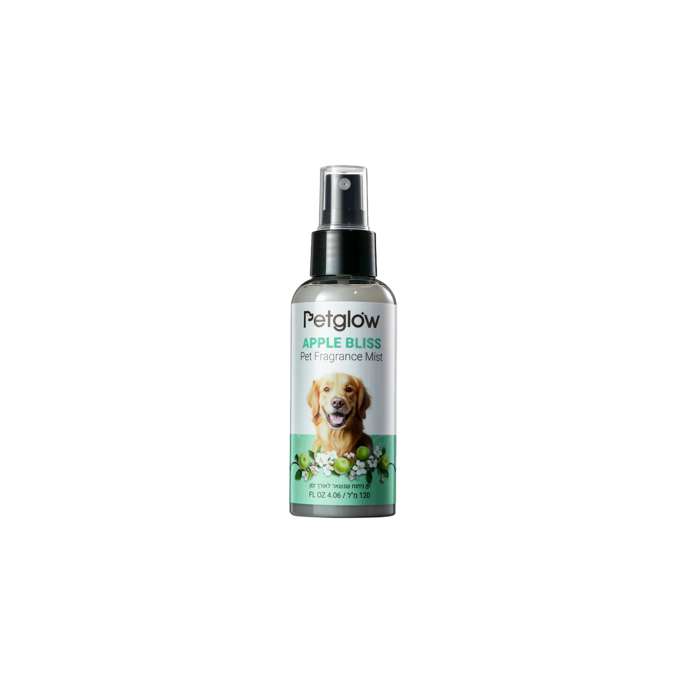 Petglow פט גלואו ספריי מבשם ומחליק בניחוח תפוח עדין