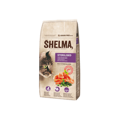 SHELMA שלמה מזון יבש לחתולים פרימיום ללא דגנים סלמון טרי