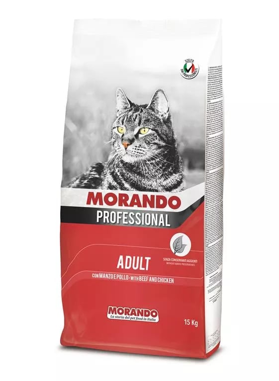 Morando Professional מורנדו פרופשיונל מזון יבש לחתול בטעם עוף ובקר