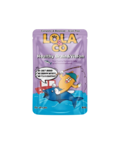 LOLA&CO לולה פאוץ' לחתול נתחי טונה ומקארל בג'לי