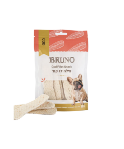 BRUNO ברונו חטיף פילה דג קוד לכלב