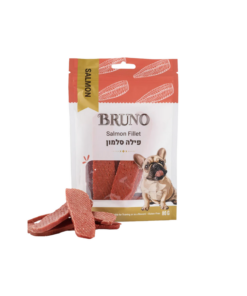 BRUNO ברונו חטיף פילה סלמון לכלב