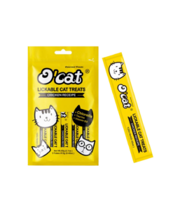 O'cat או קט ליקוק קרמי לחתול בטעמים
