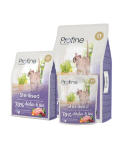 Profine פרופיין מזון לחתולים מסורסים עוף ואורז