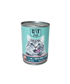 Cat eat קט איט שימורים לחתול נתחי טונה ברוטב