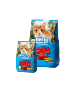 Reno רינו מזון יבש לחתולים בטעם בקר